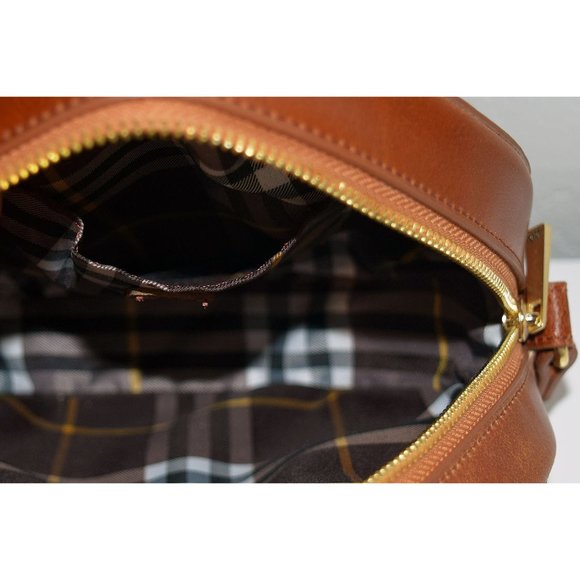 NEW Most Wanted USA Circle Crossbody Bag in Cheetah Calf Hair Brown Crossbody - Picture 14 of 14